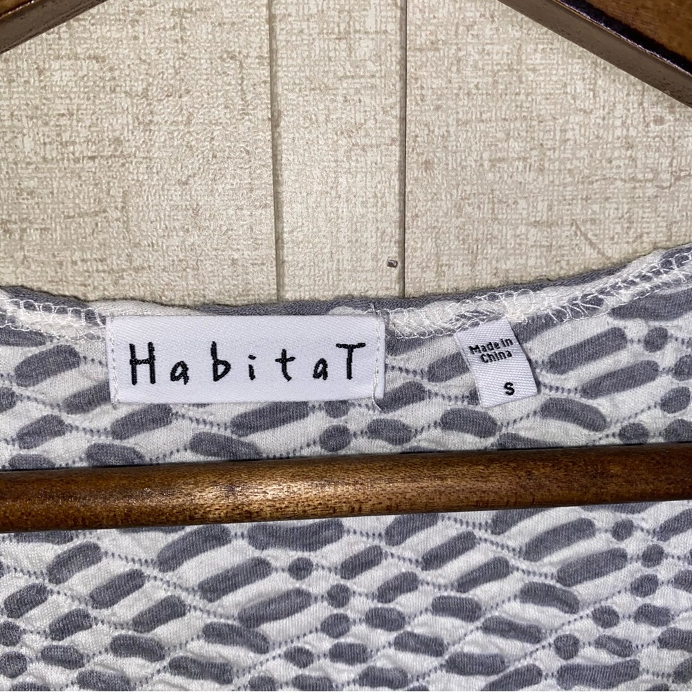 SOLD✨Habitat Size Small Stretchy 100% Cotton Lagenlook Top - Picture 2 of 7